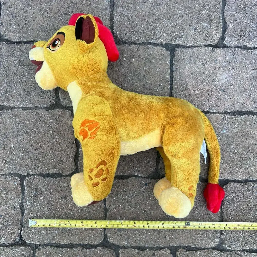 Disney Store Kion The Lion King Guard Red Mane Plush Stuffed Animal